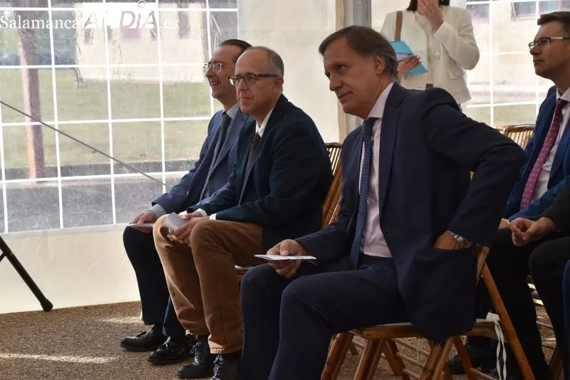 Inauguración del nuevo Centro de Innovación en el Ciclo Integral del Agua en la Estación Depuradora de Aguas Residuales (EDAR) de Salamanca. Foto de Vanesa Martins