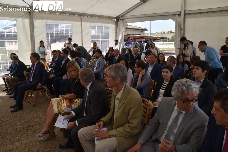 Inauguración del nuevo Centro de Innovación en el Ciclo Integral del Agua en la Estación Depuradora de Aguas Residuales (EDAR) de Salamanca. Foto de Vanesa Martins