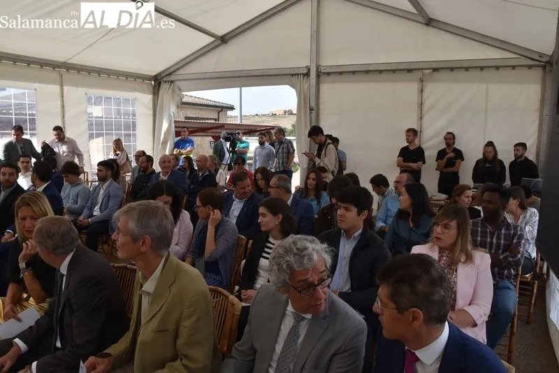 Inauguración del nuevo Centro de Innovación en el Ciclo Integral del Agua en la Estación Depuradora de Aguas Residuales (EDAR) de Salamanca. Foto de Vanesa Martins