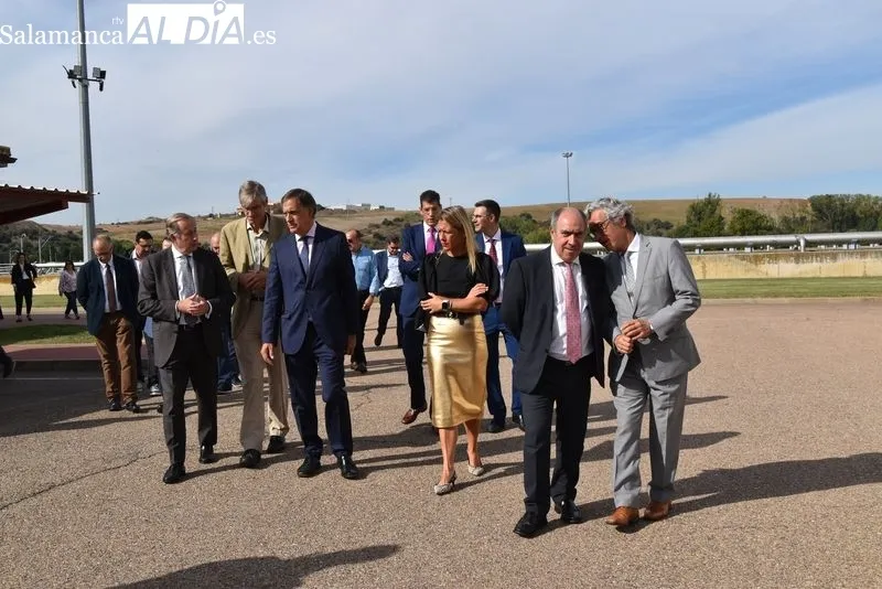 Inauguración del nuevo Centro de Innovación en el Ciclo Integral del Agua en la Estación Depuradora de Aguas Residuales (EDAR) de Salamanca. Foto de Vanesa Martins