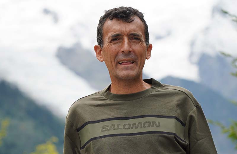 Miguel Heras, al asalto del Mont-Blanc