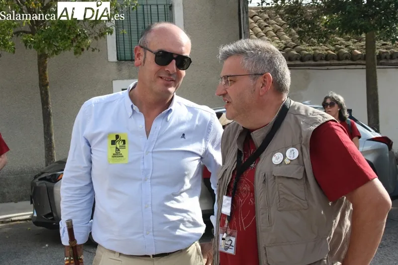 La Marcha Teresiana celebraba un año más la Comunión del higo en Aldeaseca de la Frontera