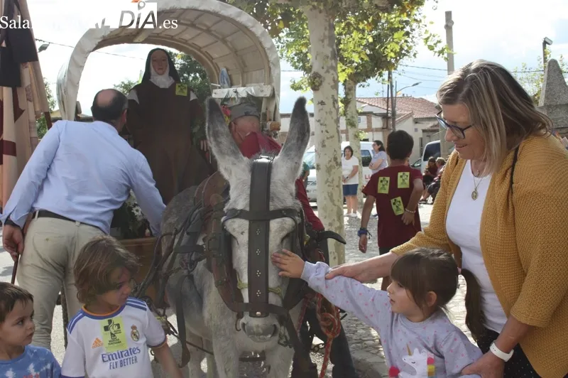La Marcha Teresiana celebraba un año más la Comunión del higo en Aldeaseca de la Frontera