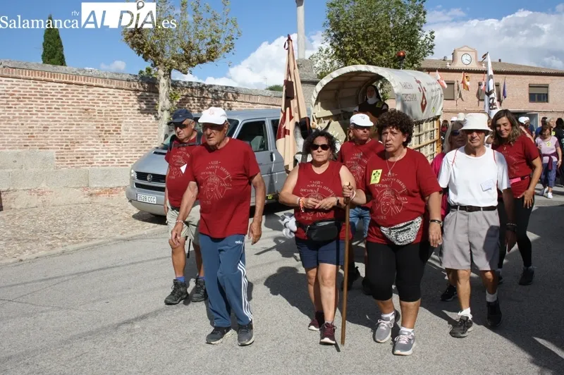 La Marcha Teresiana celebraba un año más la Comunión del higo en Aldeaseca de la Frontera