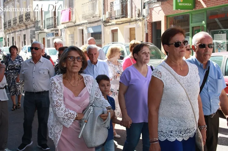 Peñaranda honraba a su patrón, San Miguel Arcángel, acompañándolo en su histórica procesión 
