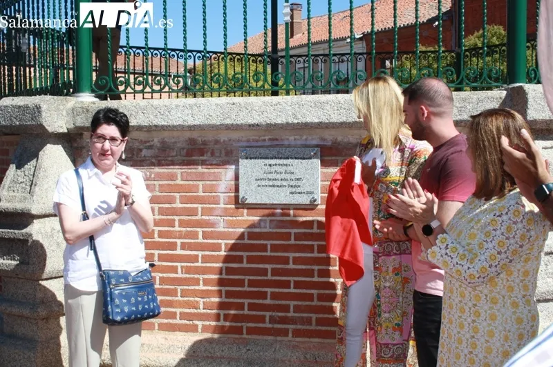 Peñaranda realizaba un reconocimiento al autor del Templete, Julián Pérez Núñez