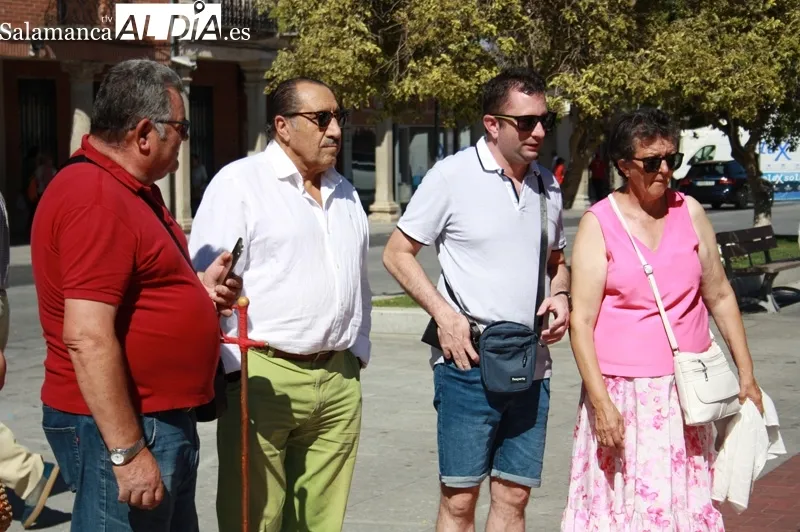 Peñaranda realizaba un reconocimiento al autor del Templete, Julián Pérez Núñez