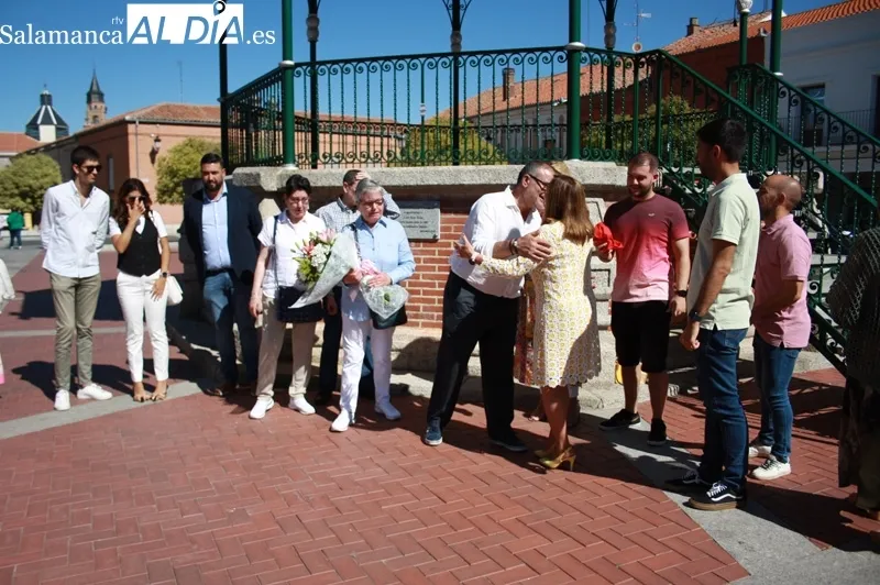 Peñaranda realizaba un reconocimiento al autor del Templete, Julián Pérez Núñez