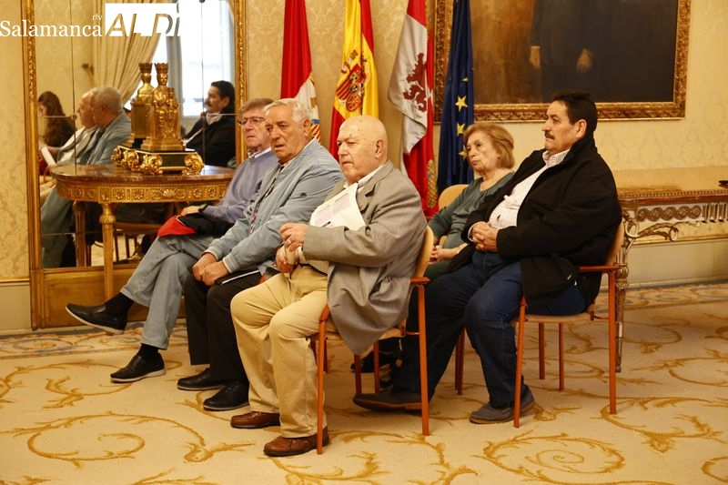 Algunos de los integrantes del Consejo de Mayores del Ayuntamiento de Salamanca. Foto de archivo