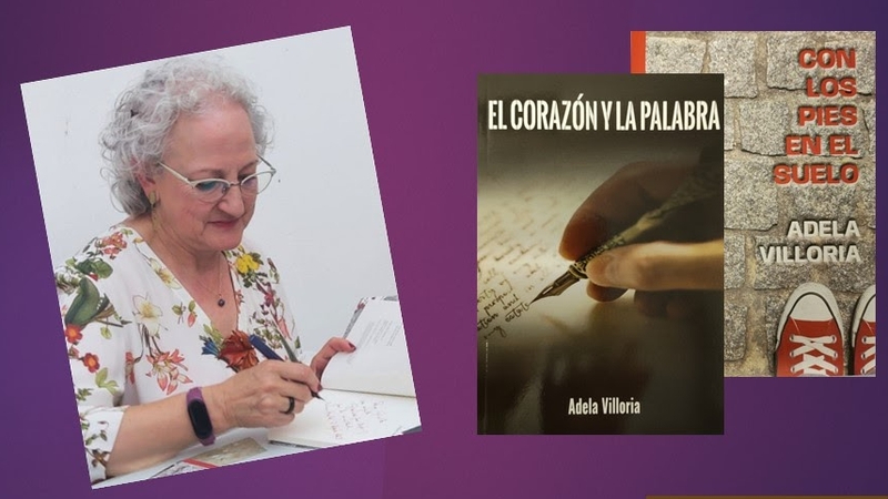 La escritora lumbralense Adela Villoria presenta sus dos libros de relatos cortos en el Casino de Salamanca