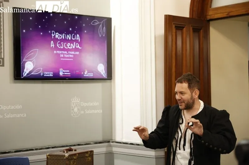 Presentación en la Diputación de Salamanca del ciclo Provincia a Escena. Foto de David Sañudo