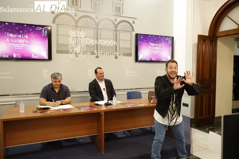 Presentación en la Diputación de Salamanca del ciclo Provincia a Escena. Foto de David Sañudo