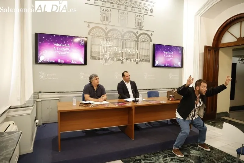 Presentación en la Diputación de Salamanca del ciclo Provincia a Escena. Foto de David Sañudo