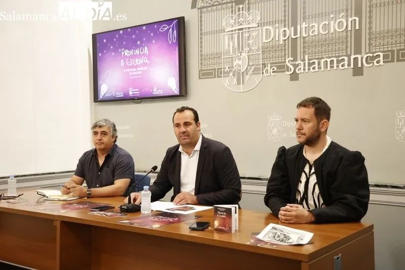 Presentación en la Diputación de Salamanca del ciclo Provincia a Escena. Foto de David Sañudo