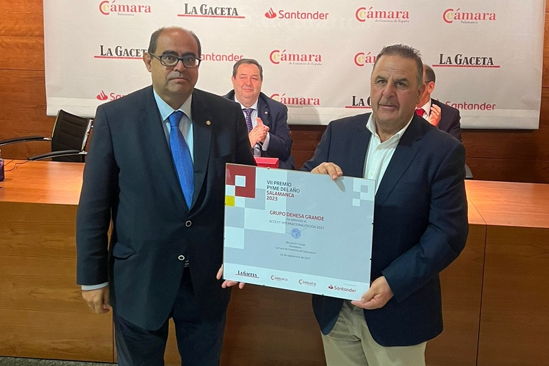 Dehesa Grande, premiada por el Banco Santander y la Cámara de Comercio por su decidida apuesta de internacionalización