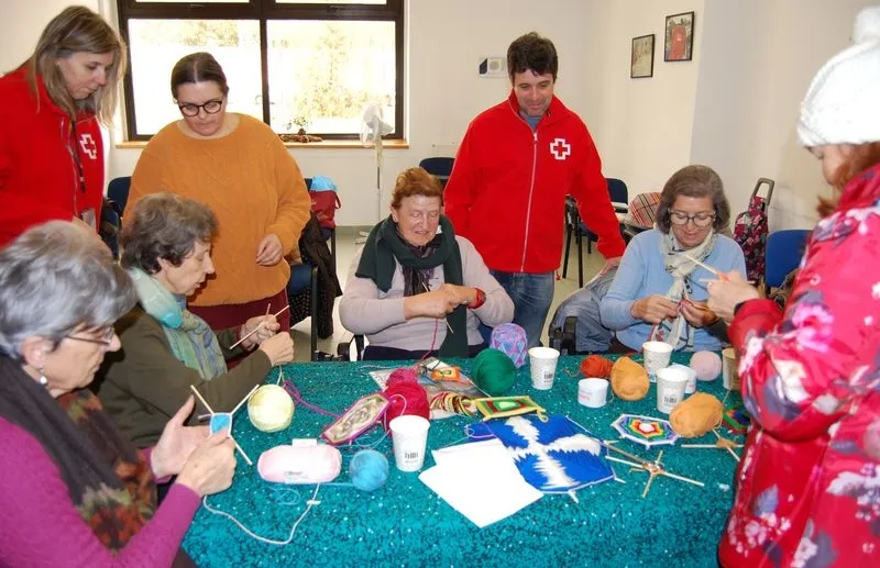 Taller de manualidades de Cruz Roja Salamanca