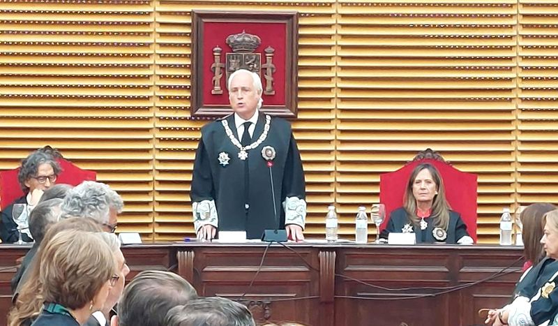El presidente del Tribunal Superior de Justicia de Castilla y León, José Luis Concepción. Foto Ministerio de Justicia
