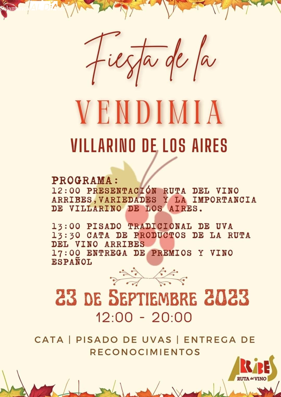 Foto 2 - La Ruta del Vino Arribes celebrará la ‘Fiesta de la Vendimia’ en Villarino