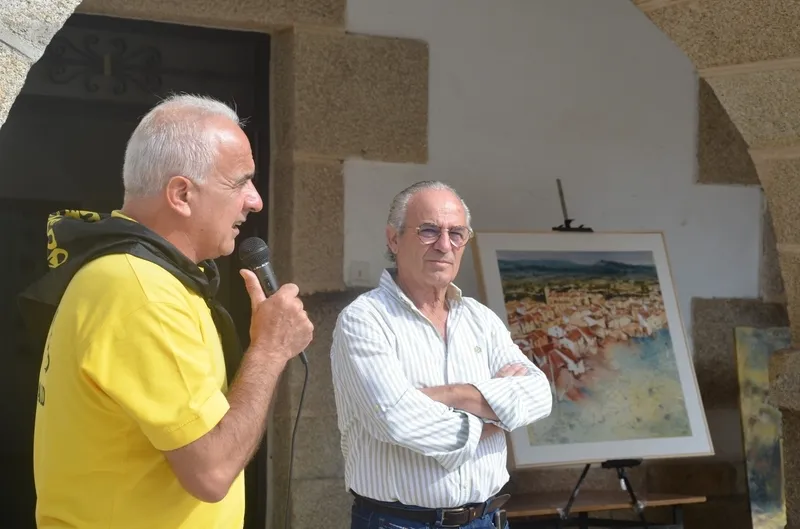 Entrega de premios del I Certamen de Pintura Al Aire Libre ‘Momentos rurales: paisajes y paisanaje’ celebrado este viernes en Barruecopardo