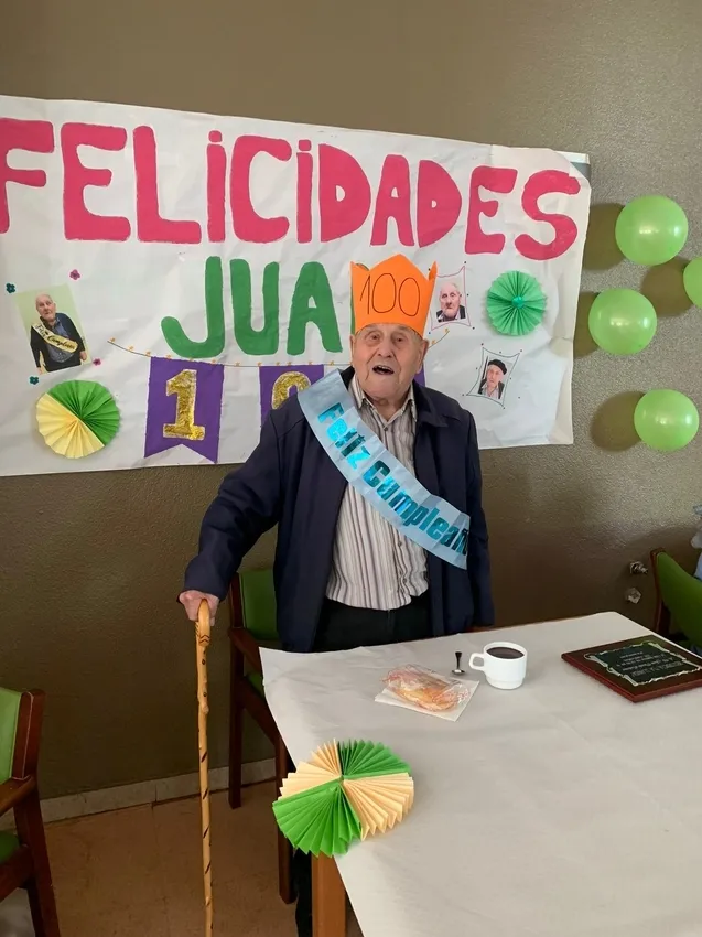 Celebración del centenario de Juan Casado Ledesma en Aldeadávila de la Ribera