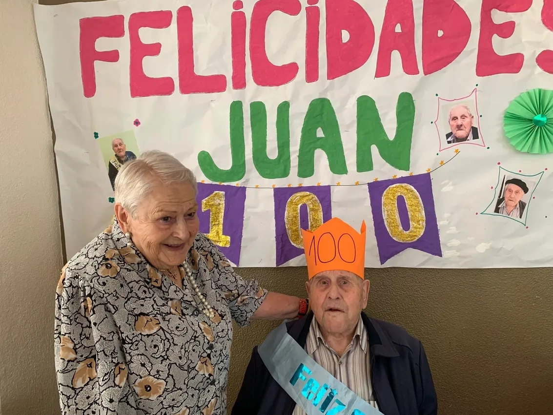 Celebración del centenario de Juan Casado Ledesma en Aldeadávila de la Ribera