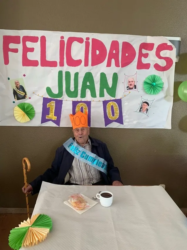 Celebración del centenario de Juan Casado Ledesma en Aldeadávila de la Ribera