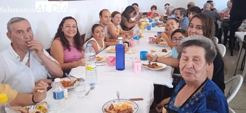 En Cerralbo inician las fiestas de las Madrinas con un contundente menú