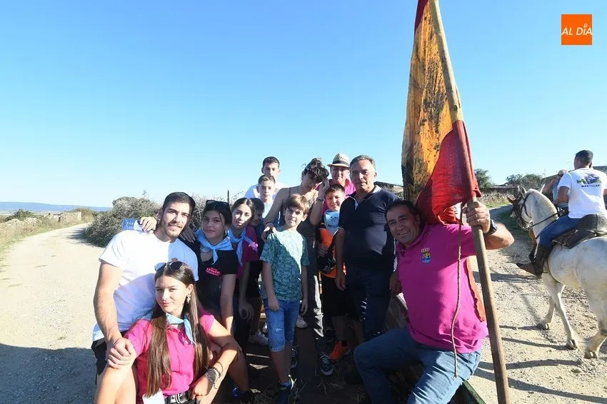 Exhibición trabajo con bueyes en Martillán