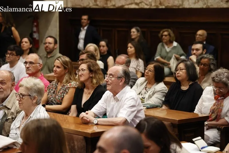 Presentación del libro-homenaje al profesor Gómez Asencio en el Aula Unamuno. Foto de David Sañudo