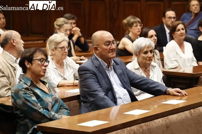 Presentación del libro-homenaje al profesor Gómez Asencio en el Aula Unamuno. Foto de David Sañudo