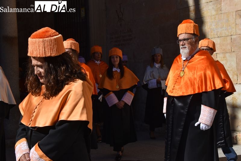 Ceremonia de apertura del curso universitario 2023-2024 de la Universidad de Salamanca. Foto Vanesa Martins