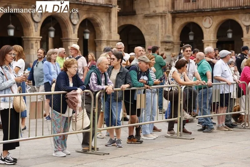 Concierto en la Plaza Mayor de la Banda de Música de la Policía Nacional. Foto de David Sañudo