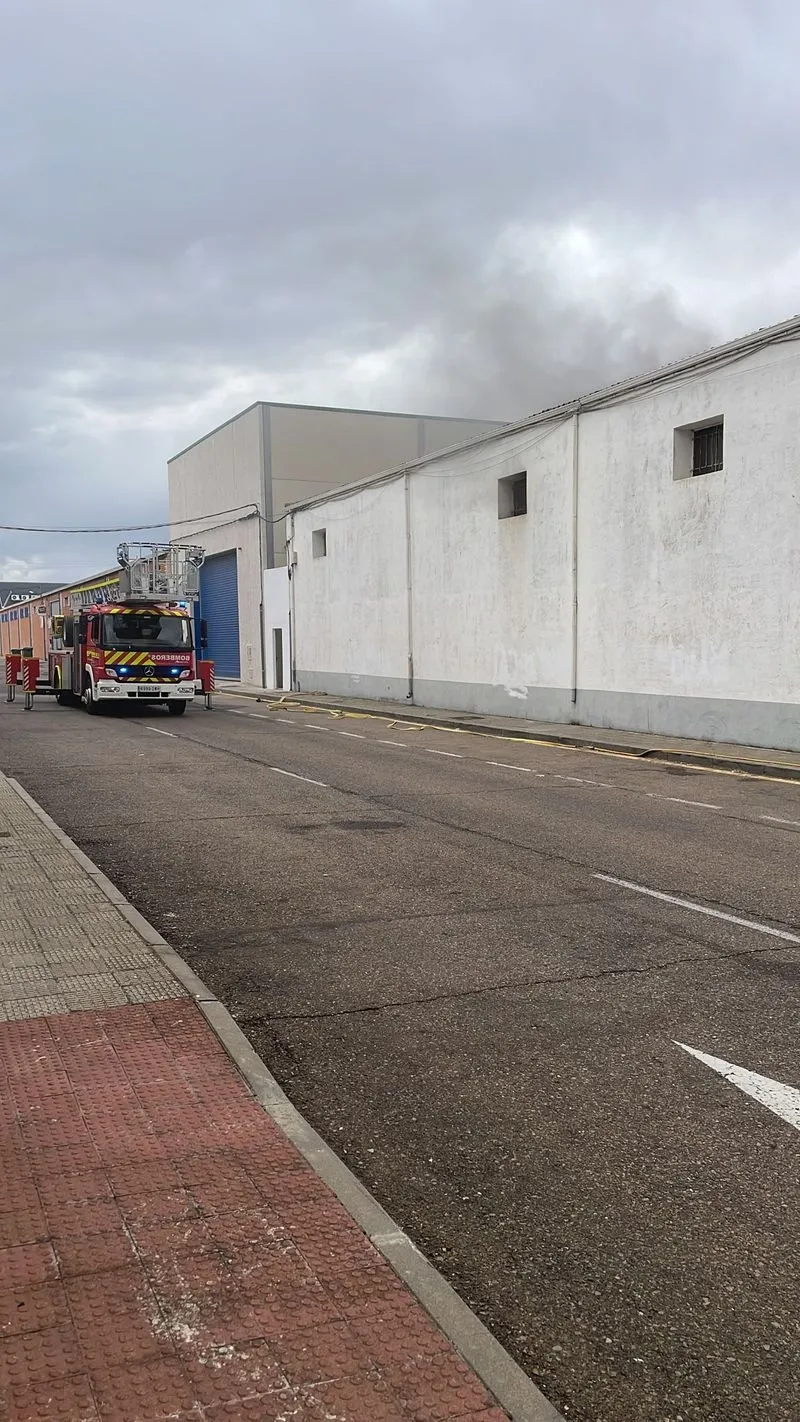 Foto 4 - Un incendio en Villares de la Reina moviliza a varias dotaciones de Bomberos 
