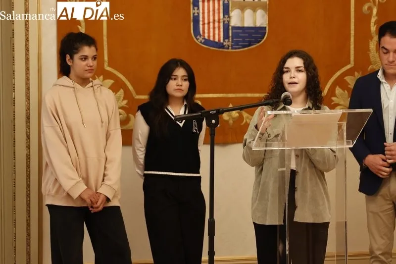 Presentación en el Ayuntamiento de la sexta edición del Festival Jóvenes Talentos. Foto de David Sañudo