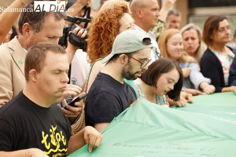 Actos contra el cáncer en la plaza de la Concordia. Foto de David Sañudo