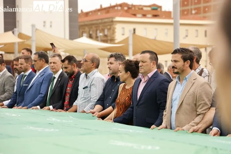 Actos contra el cáncer en la plaza de la Concordia. Foto de David Sañudo