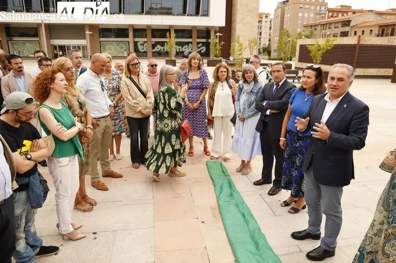Actos contra el cáncer en la plaza de la Concordia. Foto de David Sañudo
