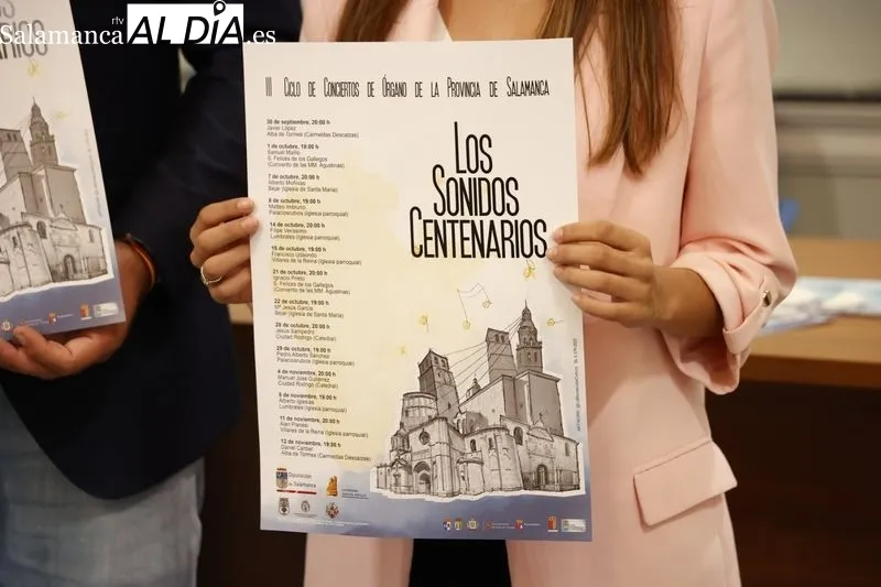 Presentación en La Salina del ciclo de conciertos de órgano 'Los sonidos centenarios'. Foto de David Sañudo