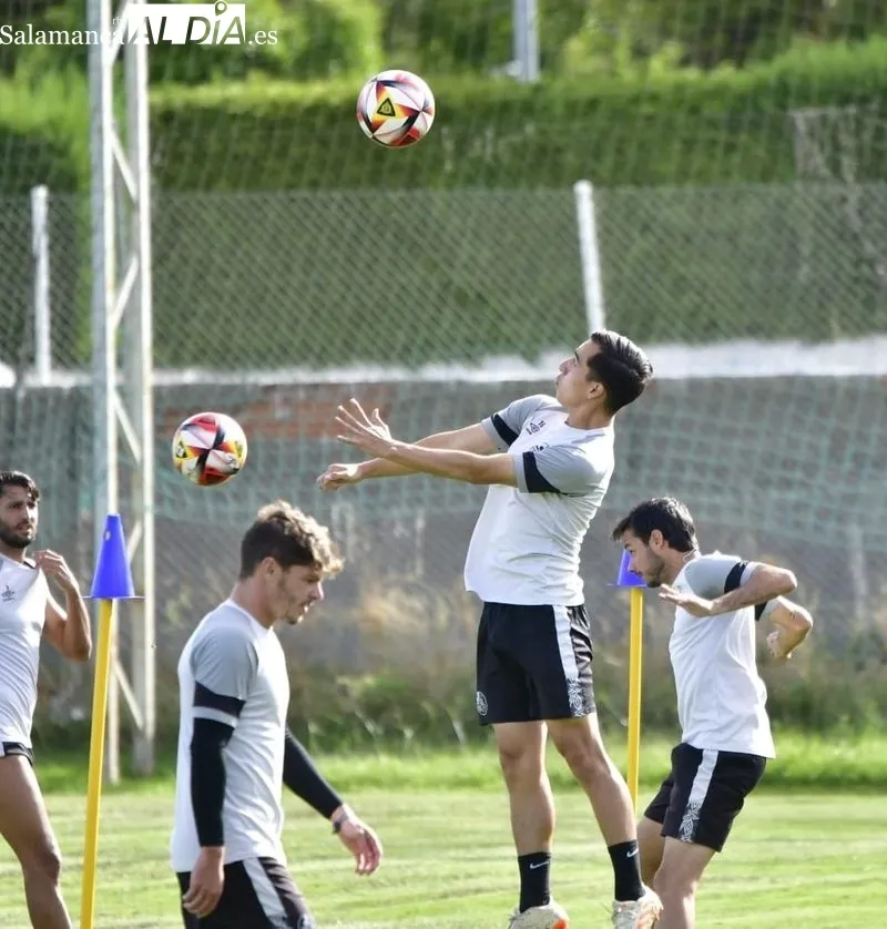 Entrenamiento de este martes del Salamanca UDS