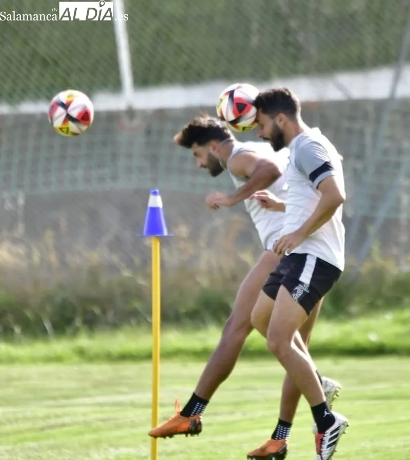 Entrenamiento de este martes del Salamanca UDS