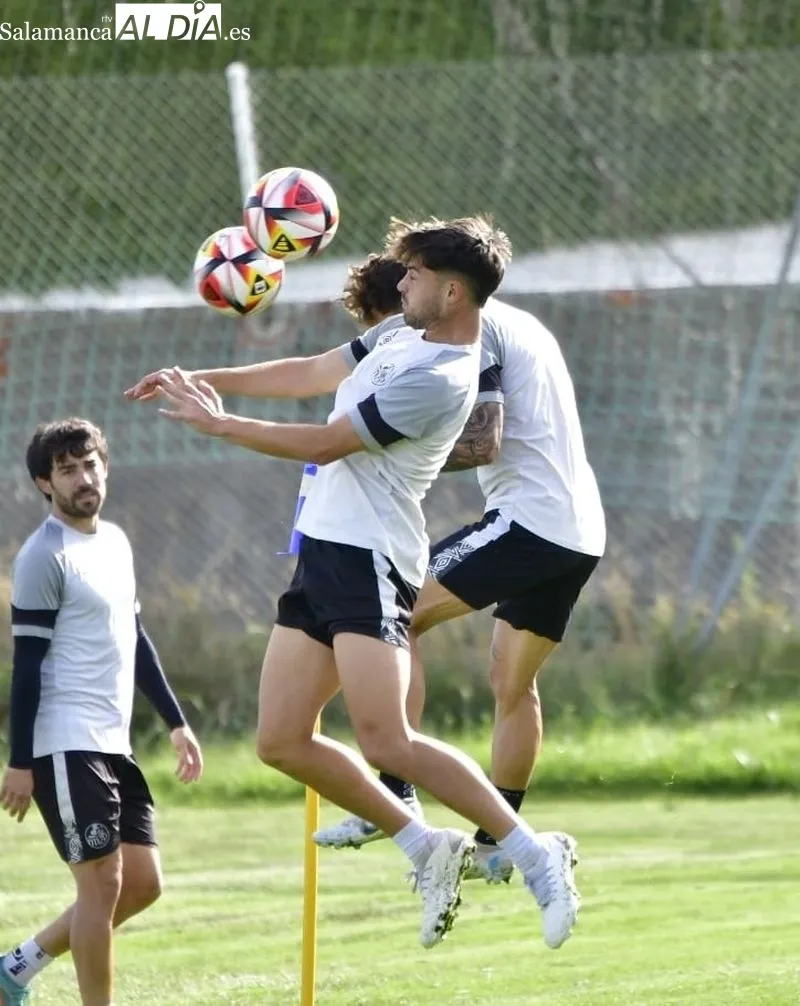 Entrenamiento de este martes del Salamanca UDS