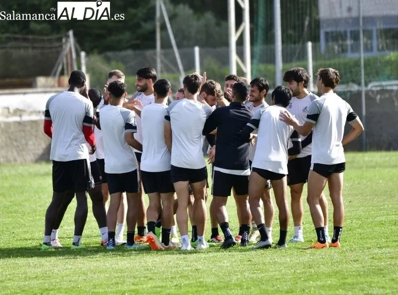 Entrenamiento de este martes del Salamanca UDS