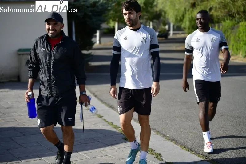 Entrenamiento de este martes del Salamanca UDS