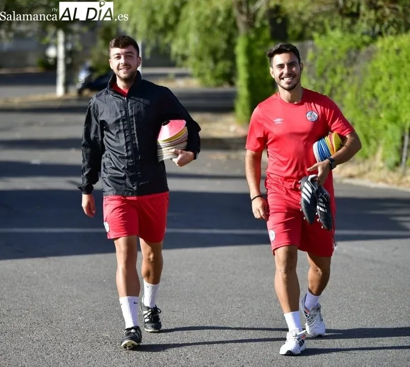 Entrenamiento de este martes del Salamanca UDS