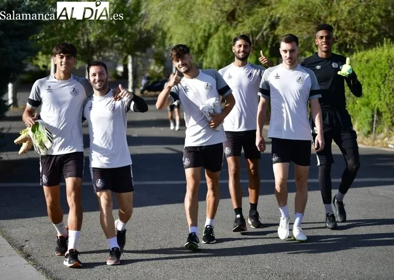 Entrenamiento de este martes del Salamanca UDS