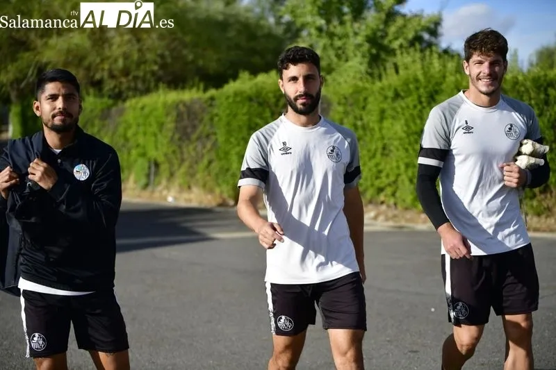 Entrenamiento de este martes del Salamanca UDS