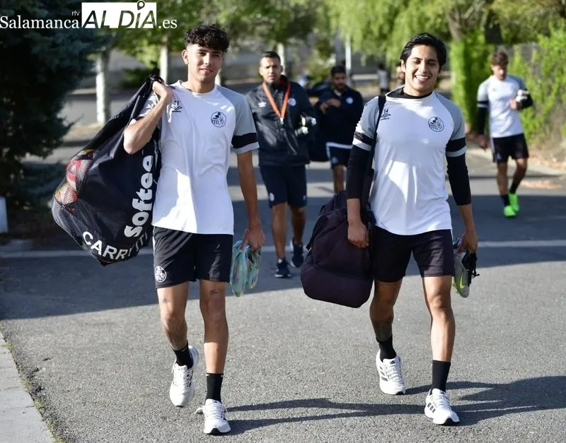 Entrenamiento de este martes del Salamanca UDS