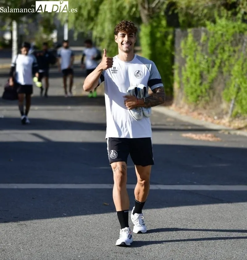 Entrenamiento de este martes del Salamanca UDS