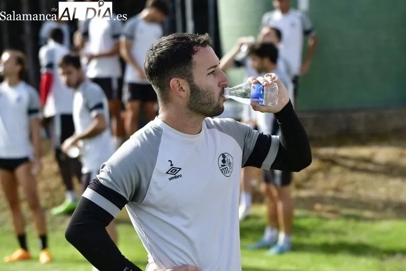 Entrenamiento de este martes del Salamanca UDS