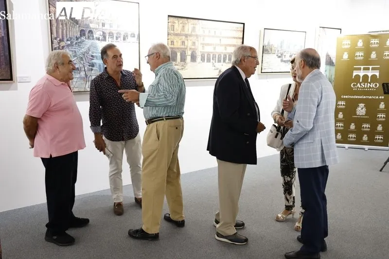Exposición de José Antonio Muñoz Bernardo en el Casino de Salamanca. Foto de David Sañudo